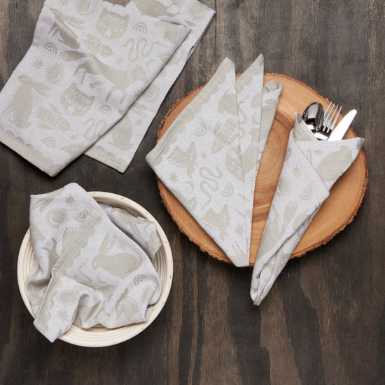 Jacq Timber Napkin Set Of 4