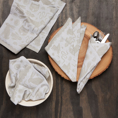 Jacq Timber Napkin Set Of 4