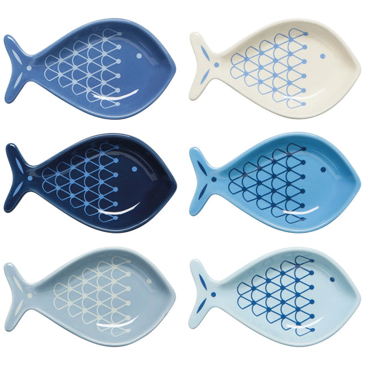 Aveiro Shaped Pinch Bowls Set of 6