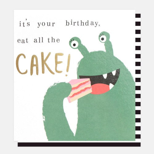 Happy Birthday Eat Cake Card