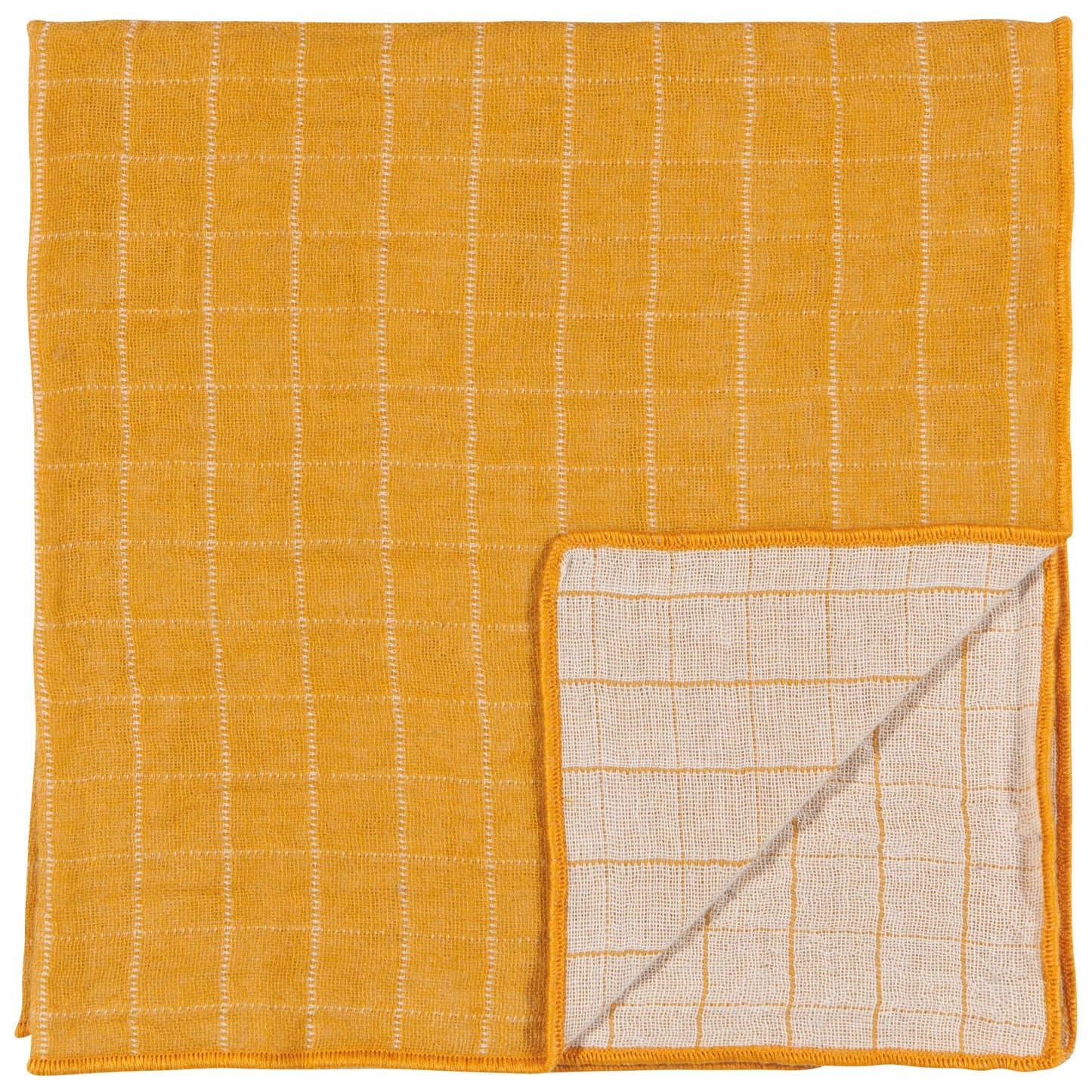 Double Weave Ochre Napkin Set of 4