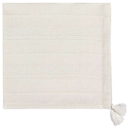 Woven Blanca White Napkins Set of 4