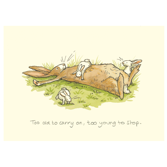 Too Old To Carry On Card