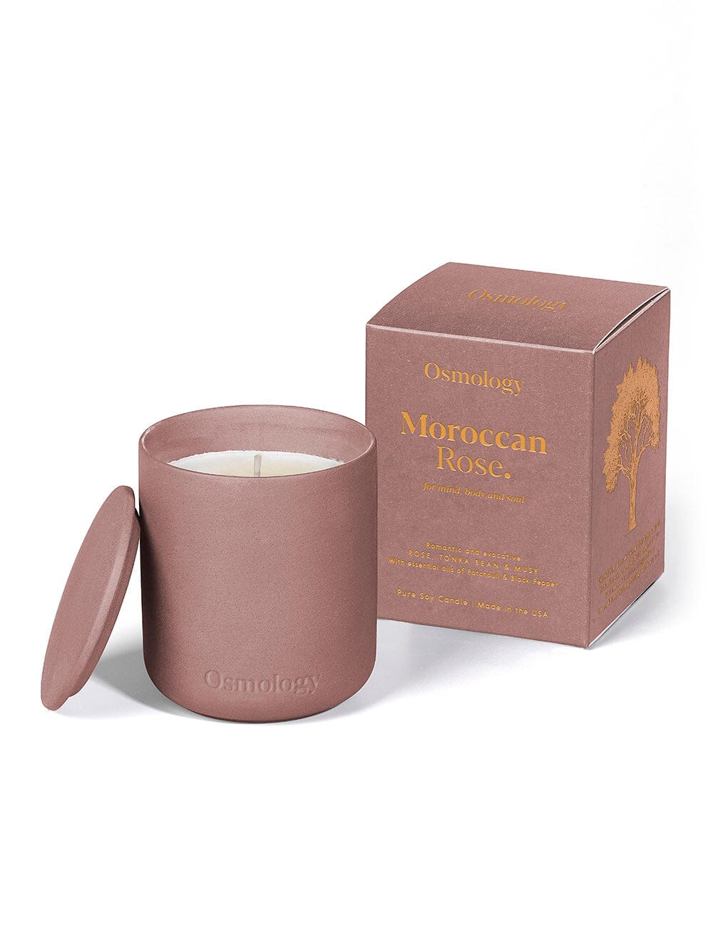 Moroccan Rose Scented Candle - Rose Tonka and Musk