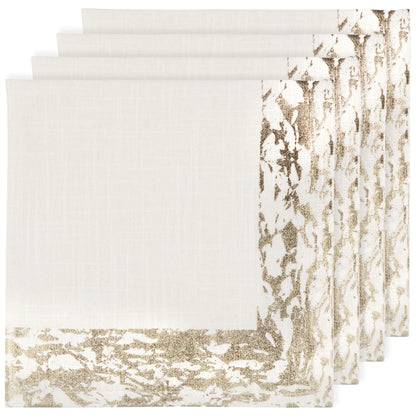 Glimmer Gold Napkin Set of 4