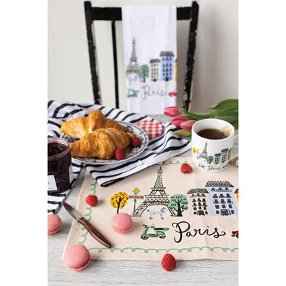 Meet Me Paris Bakers Flour Tea Towel Set of 3