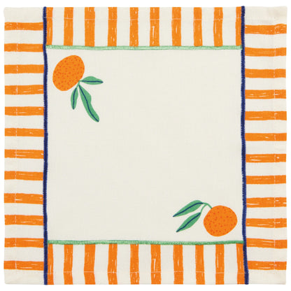 Citrus Burst Printed Cocktail Napkins Set of 4 Assorted