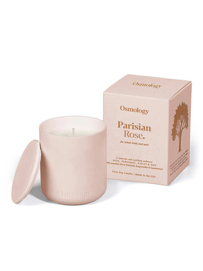 Parisian Rose Scented Candle - Rose Bergamot and Violet