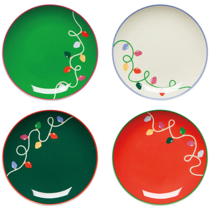 Appie Plates Holiday Glow Set of 4