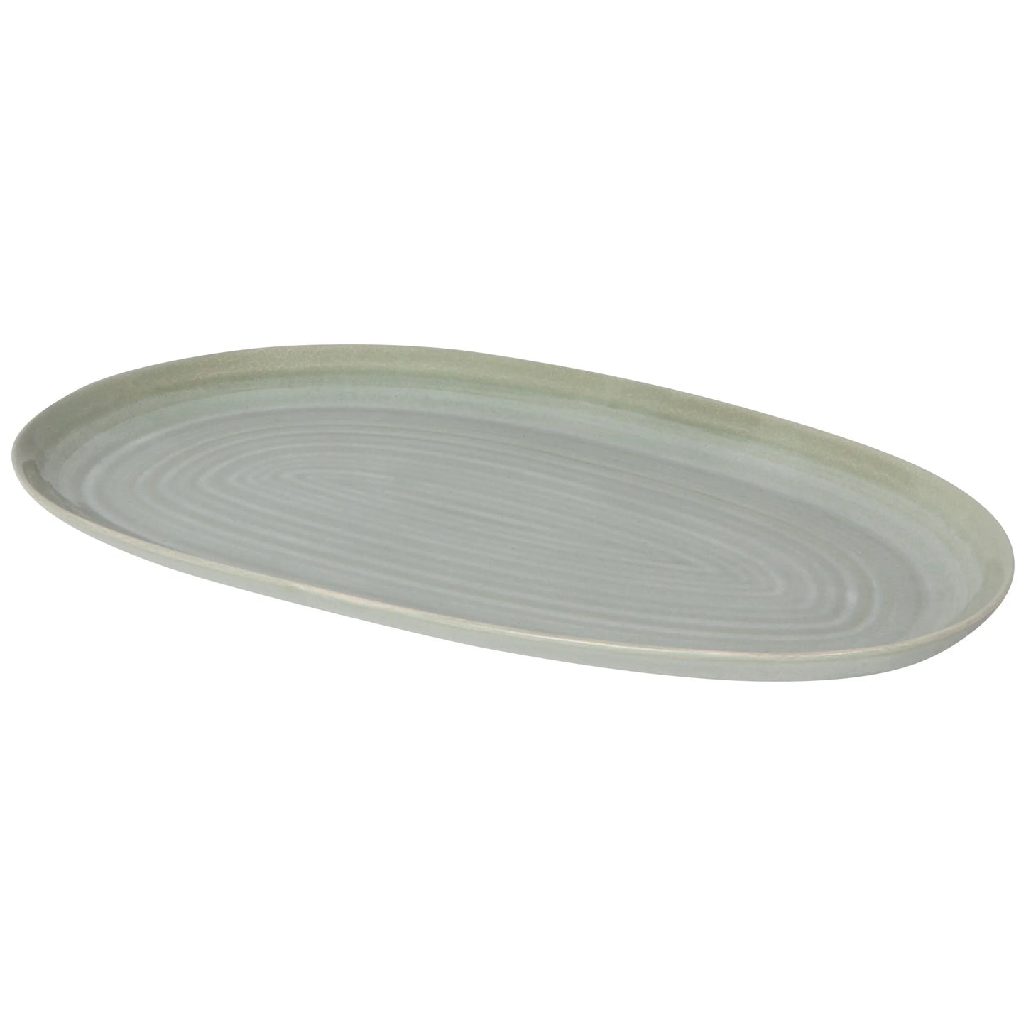 Sage Aquarius Oval Platter 10.5"