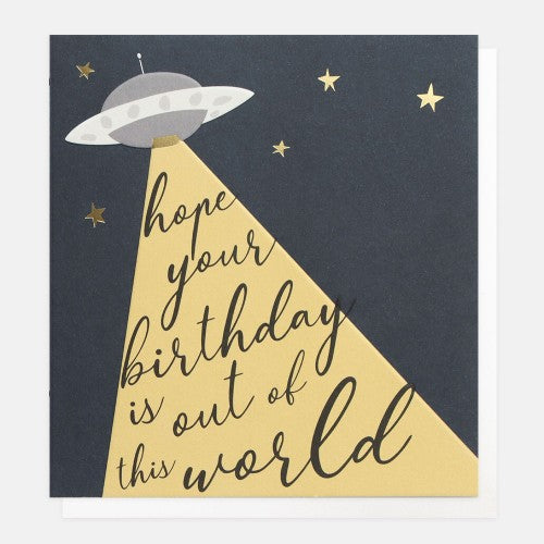 Birthday Out Of World Card