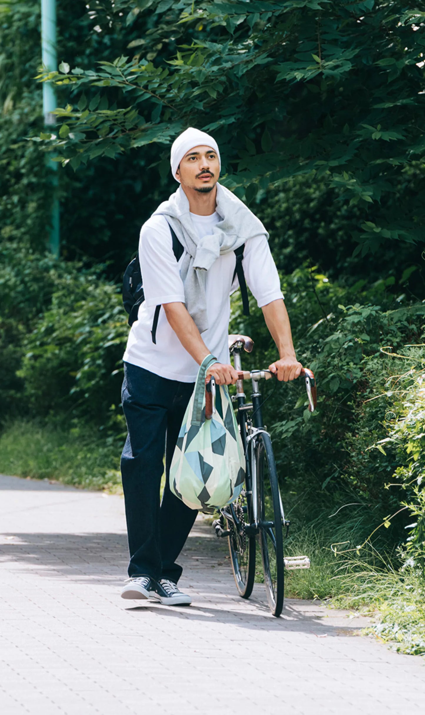 Shupatto Compact Bag Drop Medium Sea Grass