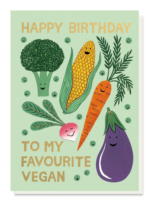 Favourite Vegan Card