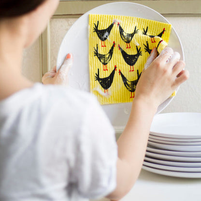 Swedish Dishcloth Chicken Scratch