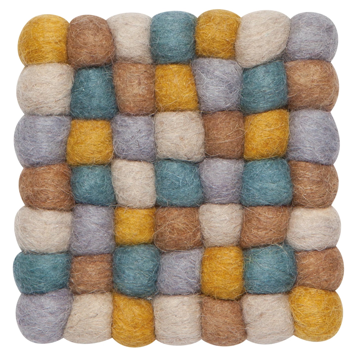 Coaster Dot Ochre Scater Set of 4