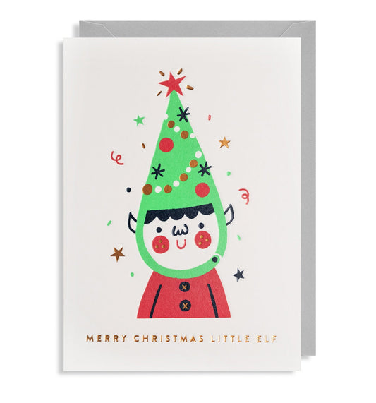Merry Christmas Little Elf Card