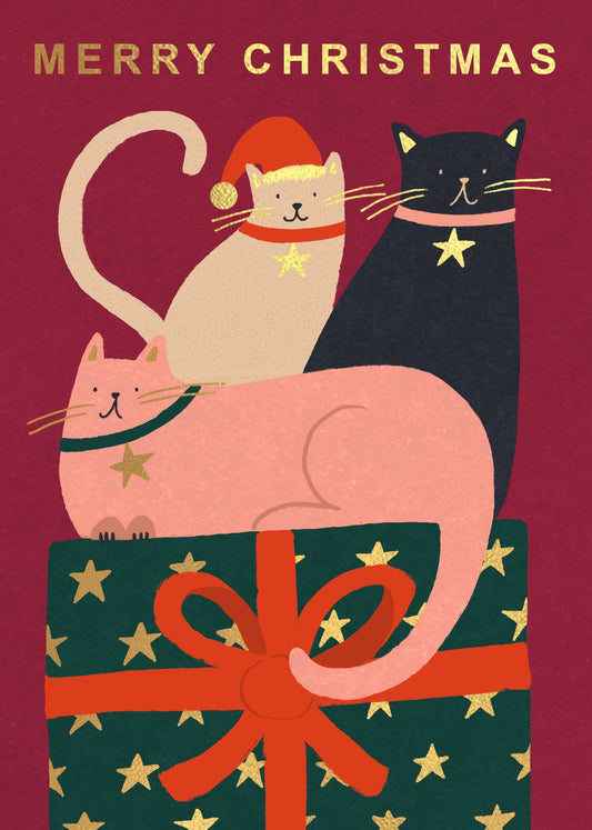 Cats Holiday Card