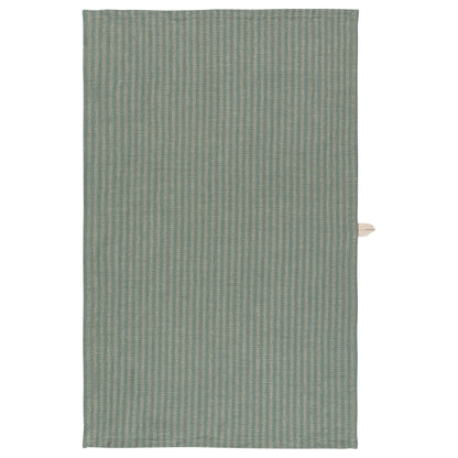 Jade Stripe Linen and Cotton Dishtowel