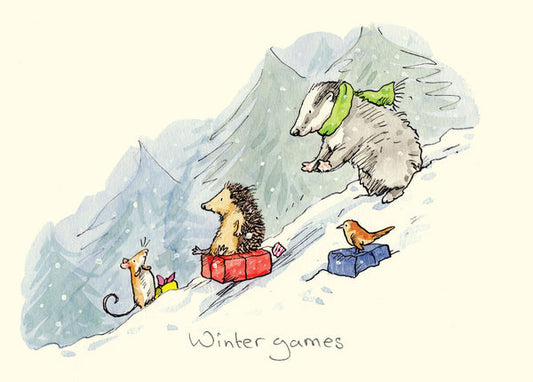 Winter Games Christmas Card