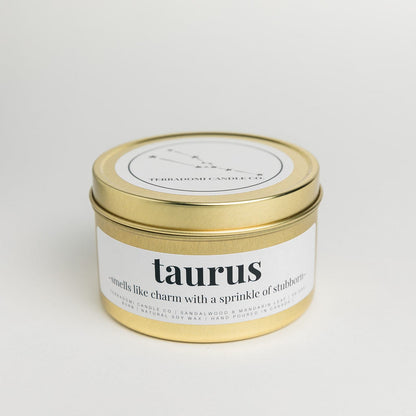 Taurus Candle