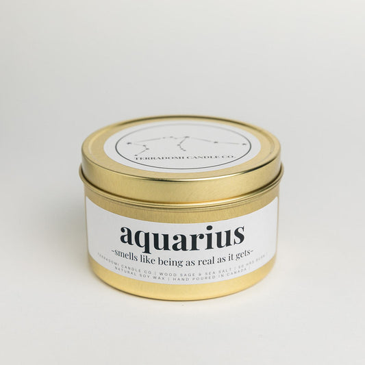 Aquarius Candle