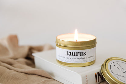 Taurus Candle