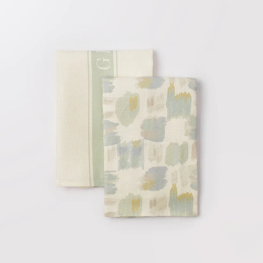 Tea Towel Recycled Cotton Murlough Set of 2