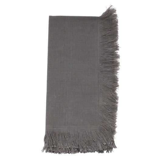 Fringe Napkin Grey Set of 4