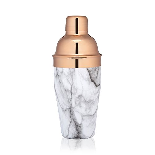 Copper & Marble Cocktail Shaker