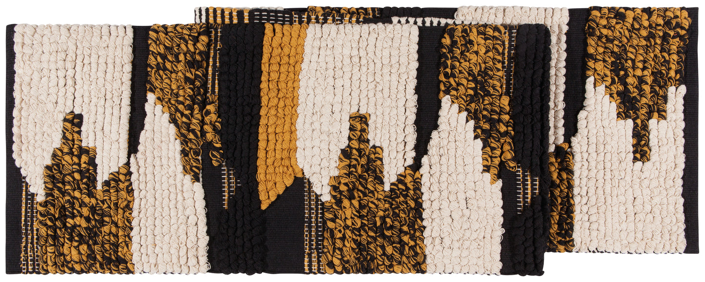 Align Ochre And Black Table Runner 60"