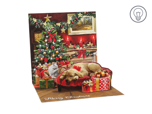 Pop Up Holiday Room Card