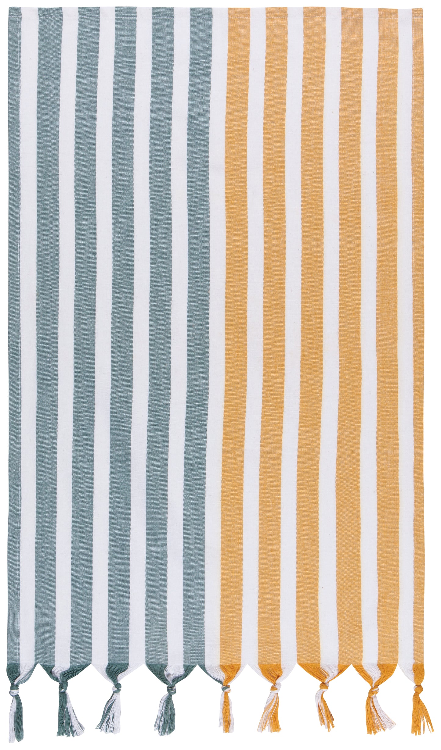 Caban Stripe Lagoon/Ochre Tea Towel