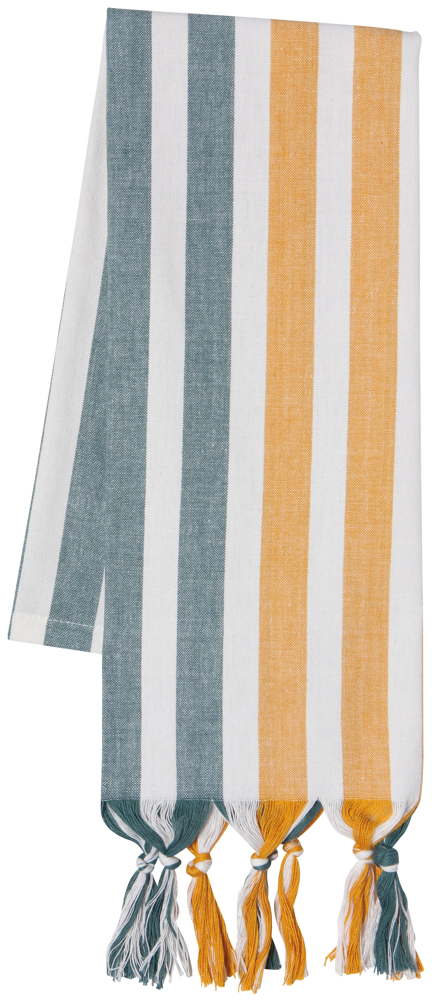 Caban Stripe Lagoon/Ochre Tea Towel