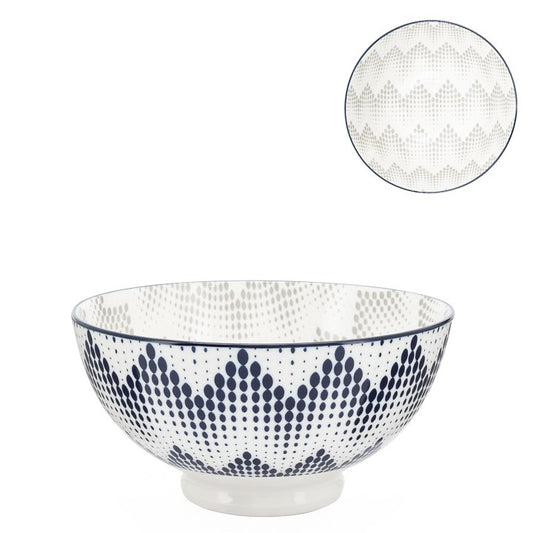 Kiri 6" Medium Bowl Graphic Dots