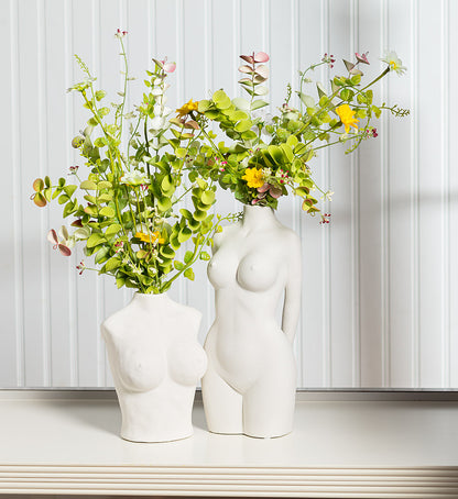 Full Body Vase White