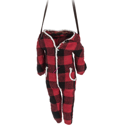 Buffalo Check Onesie Ornament