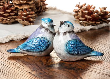 Blue Jay Salt & Pepper Shakers