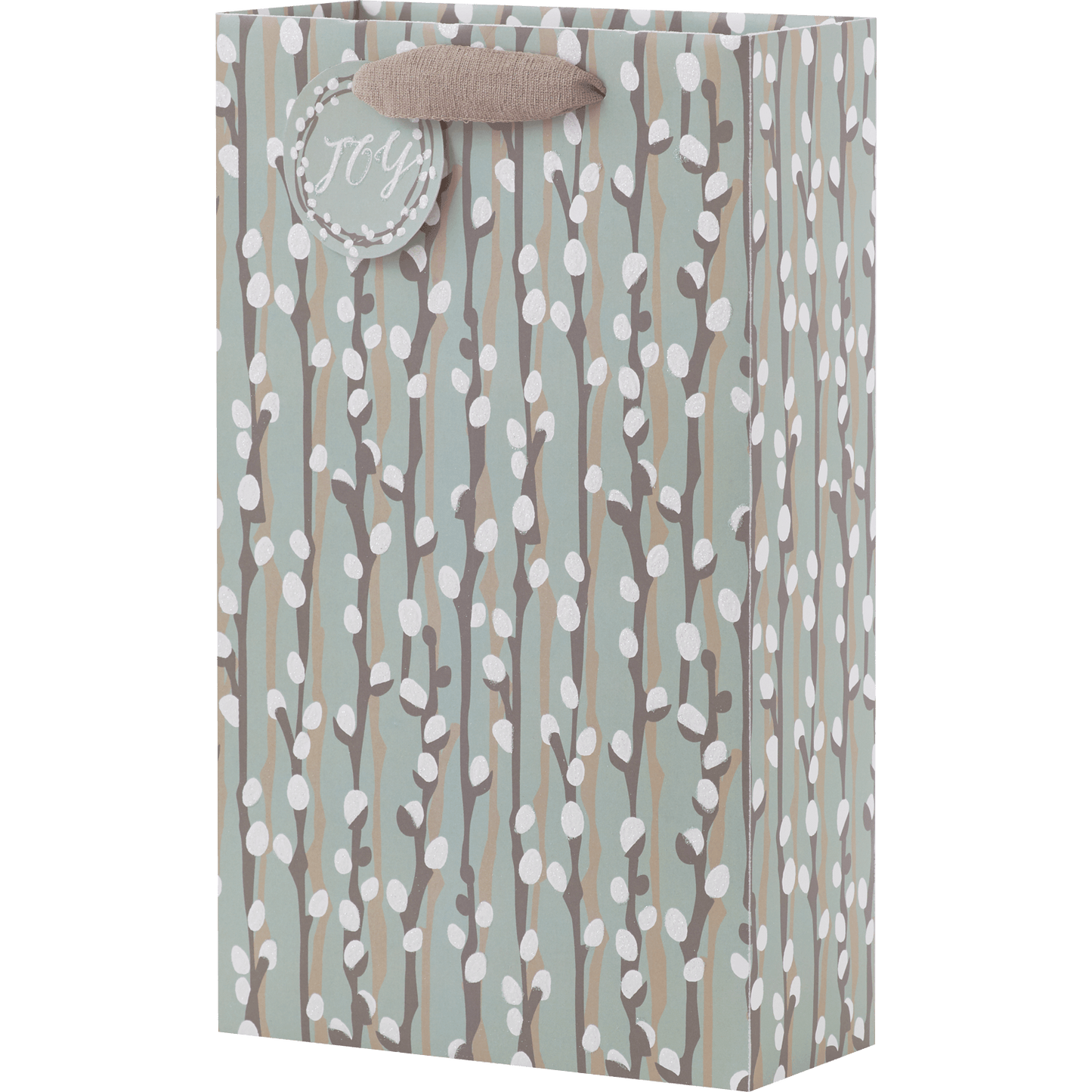 Winter Willows Double Bottle Gift Bag