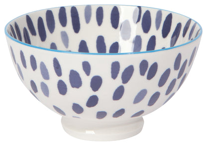 Blue Spots Bowl 4"