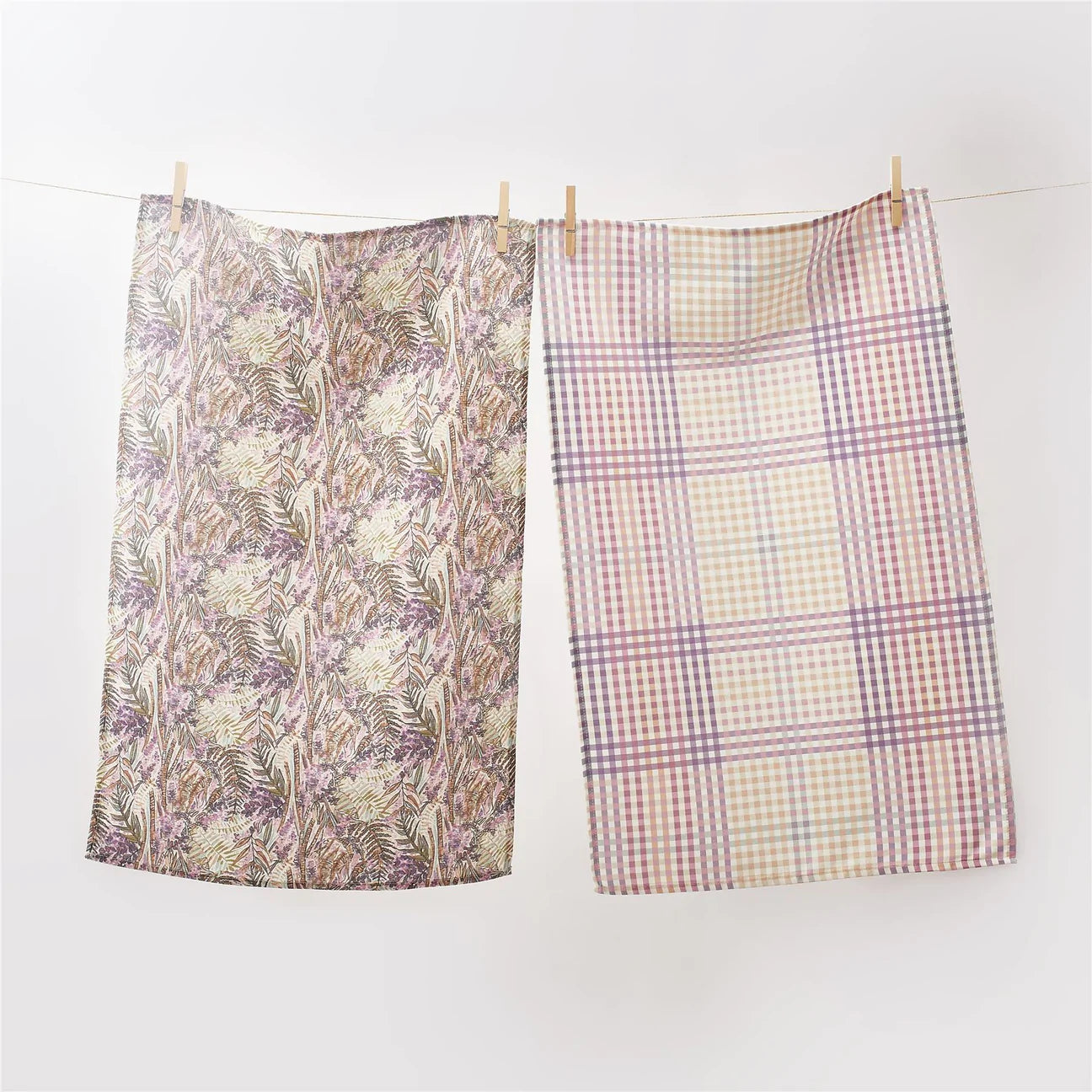 Tea Towel Recycled Cotton Mourne Set of 2