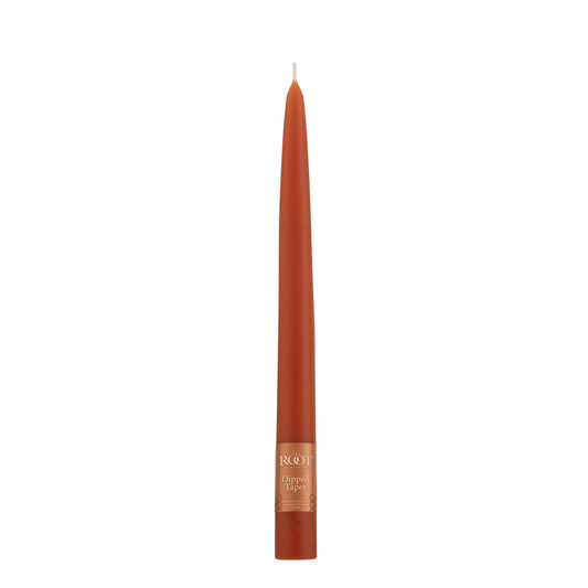 Taper Candle 9" X 7/8" Rust