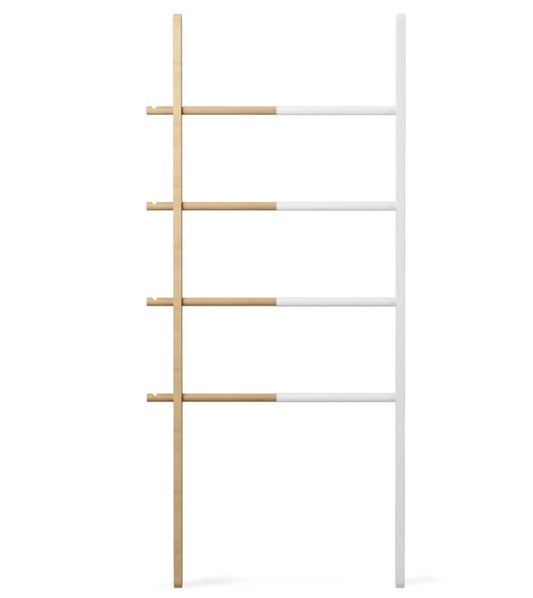 Hub Ladder White Natural