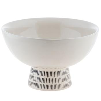 Footed Ceramic Bowl Large