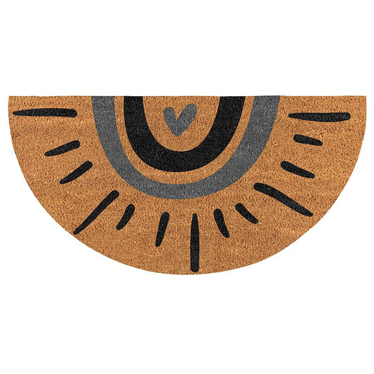 Semi Circle Doormat Sun