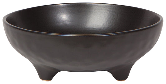 Bowl Footed Black 6"