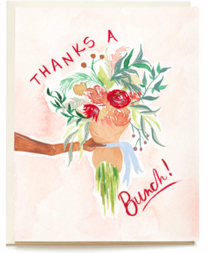 Floral Bunch Thank You Card