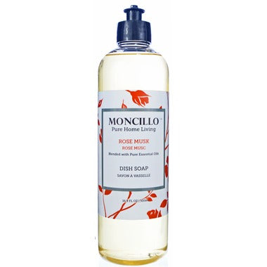 Moncillo Liquid Dish Soap Rose Musk 473ml