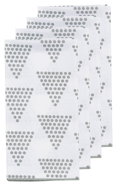 Pyramid Polka Dots Grey Napkin Set of 4