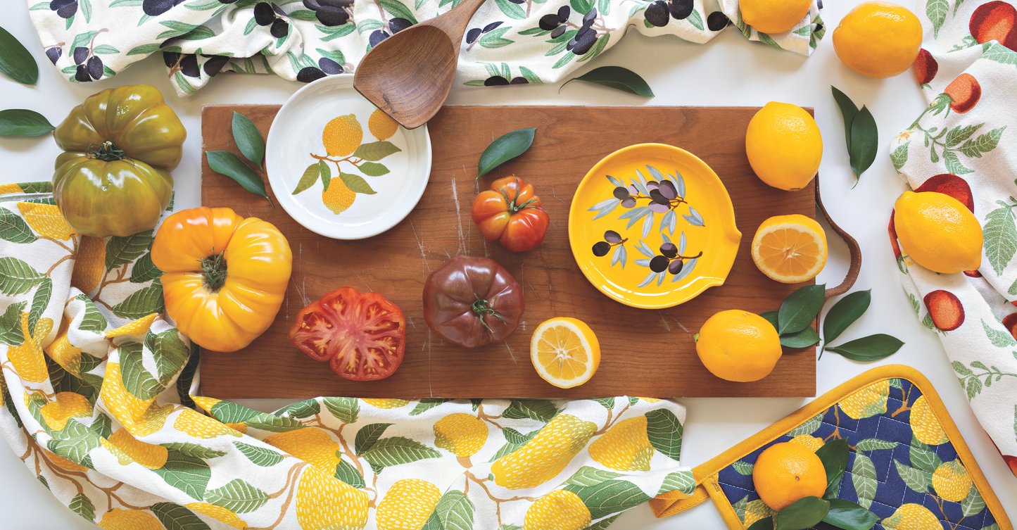 Spoon Rest Print Olives