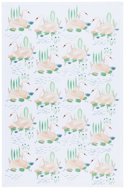 Swan Lake Tea Towel